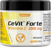 Vitamin C 1000mg cevit FORTE Pulver 125 Portionen 250g PHARMOVIT